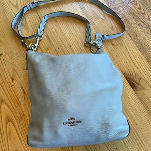 Coach leather hobo bag